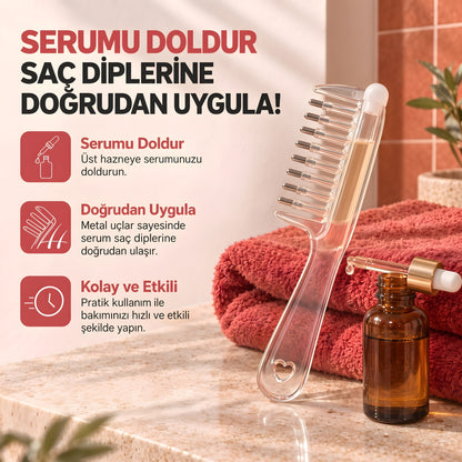 Yungseul™ Yağ ve Serum Uygulama Bakım Tarağı